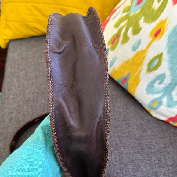 Lyons Leather Biggie Bee Espresso Brown Crossbody Bag belt bag original strap - Picture 8 of 8